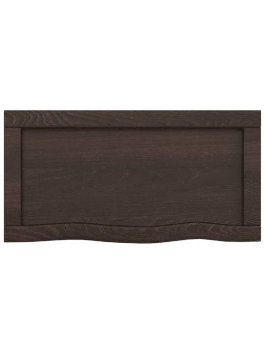 Vonios kambario stalviršis, pilkas, 40x30x(2-4) cm, mediena