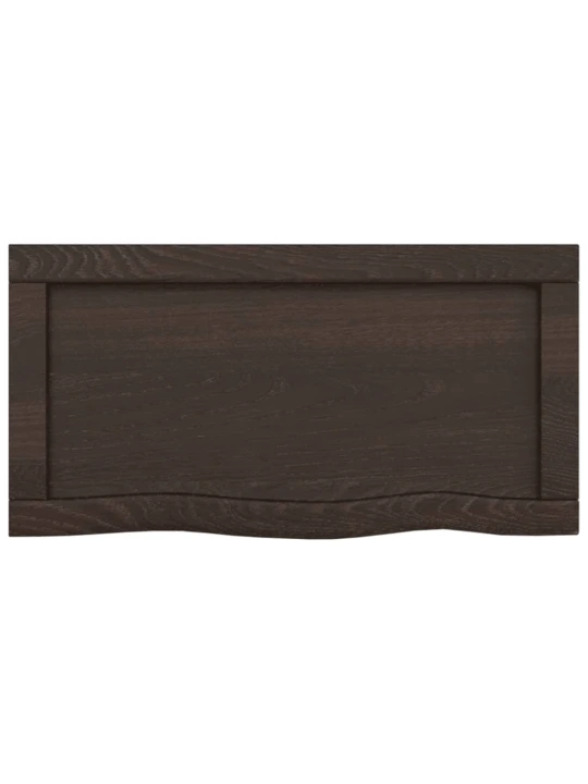 Vonios kambario stalviršis, pilkas, 40x30x(2-4) cm, mediena
