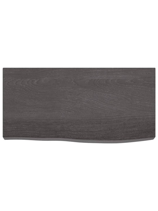 Vonios kambario stalviršis, pilkas, 60x30x(2–6)cm, mediena