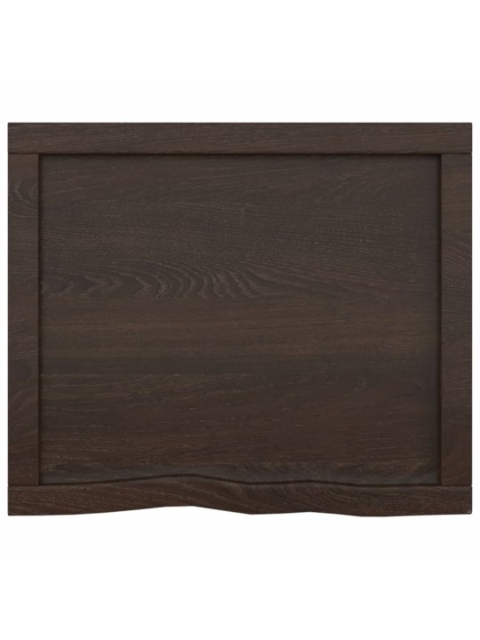 Vonios kambario stalviršis, pilkas, 60x50x(2–6)cm, mediena