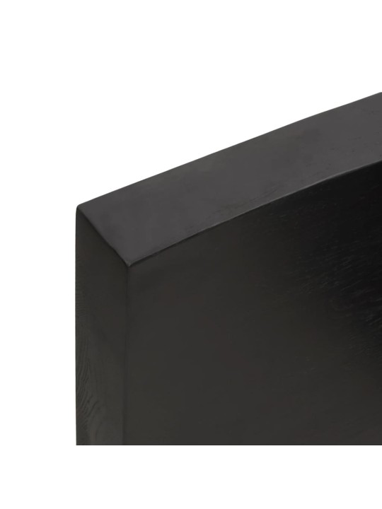 Vonios kambario stalviršis, tamsiai pilkas, 120x50x6cm, mediena