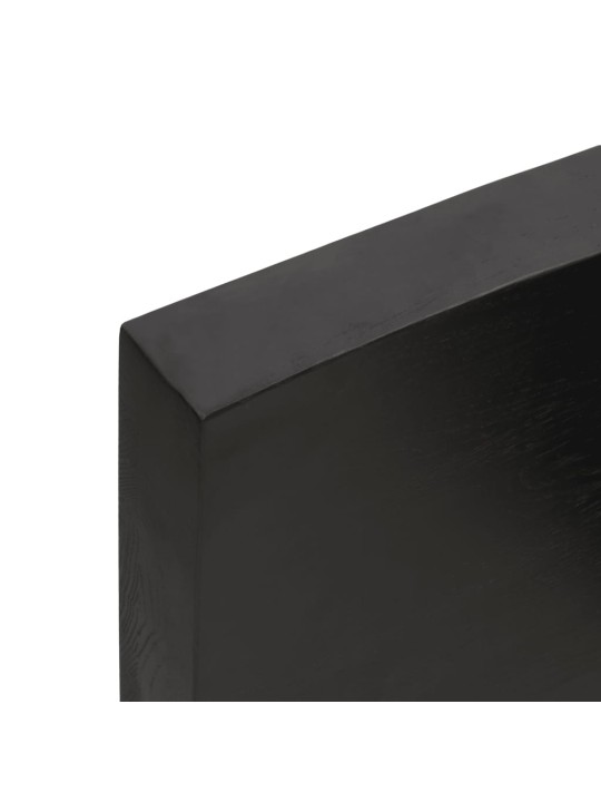 Vonios kambario stalviršis, tamsiai pilkas, 120x60x6cm, mediena