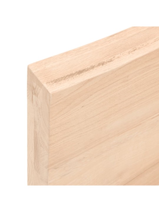 Stalviršis, 60x50x(2–6)cm, neapdorotas ąžuolo medienos masyvas