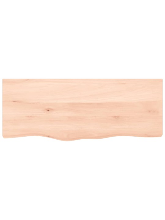 Stalviršis, 100x40x(2–6)cm, neapdorotas ąžuolo medienos masyvas
