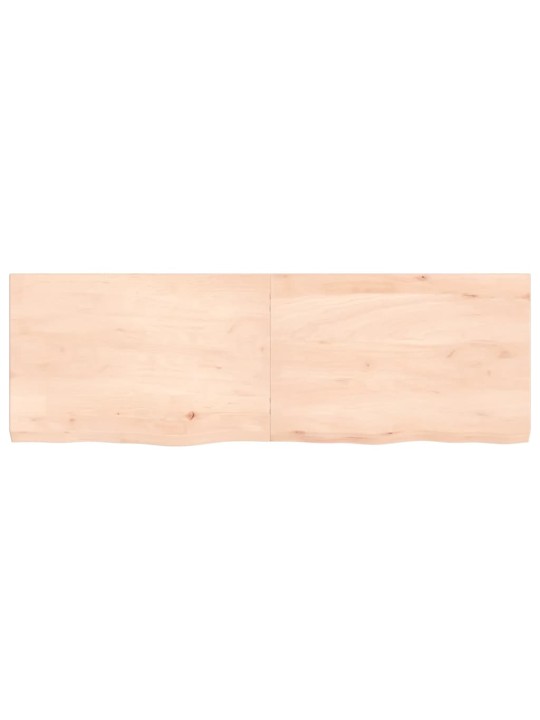 Stalviršis, 120x40x(2–4)cm, neapdorotas ąžuolo medienos masyvas