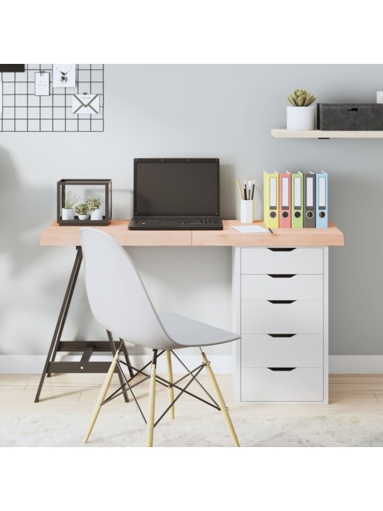Stalviršis, 120x50x(2–6)cm, neapdorotas ąžuolo medienos masyvas