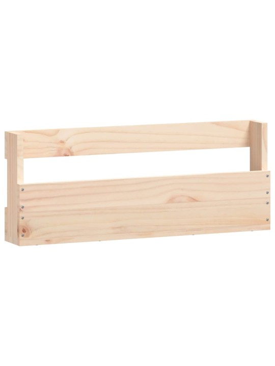Prie sienos montuojamos batų lentynos, 2vnt., 59x9x23cm, pušis