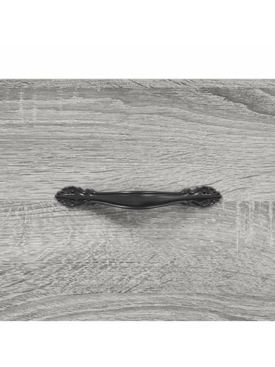 Šoninė spintelė, pilka ąžuolo, 69,5x34x90cm, apdirbta mediena