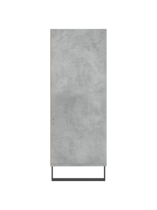 Spintelė su lentynomis, betono pilka, 69,5x32,5x90cm, mediena