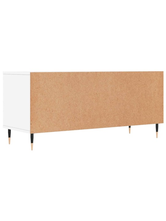 Televizoriaus spintelė, balta, 100x34,5x44,5cm, mediena