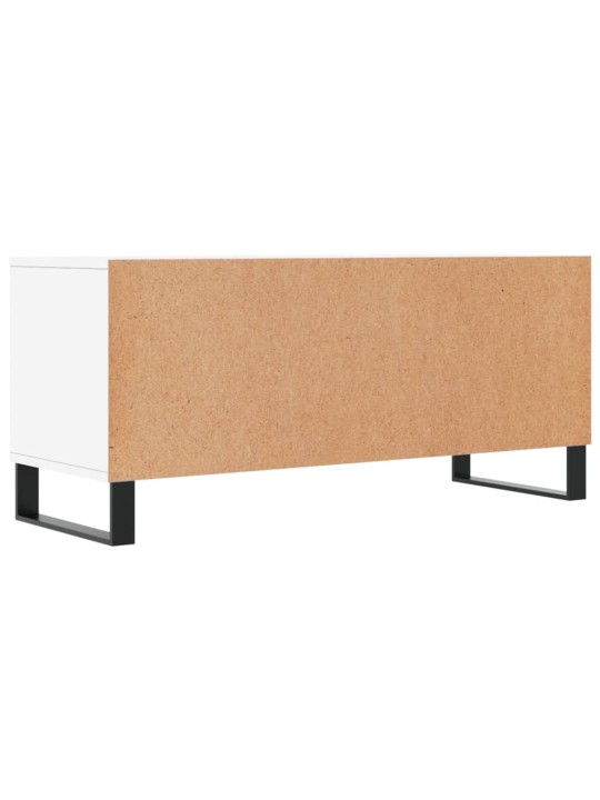 Televizoriaus spintelė, balta, 100x34,5x44,5cm, mediena
