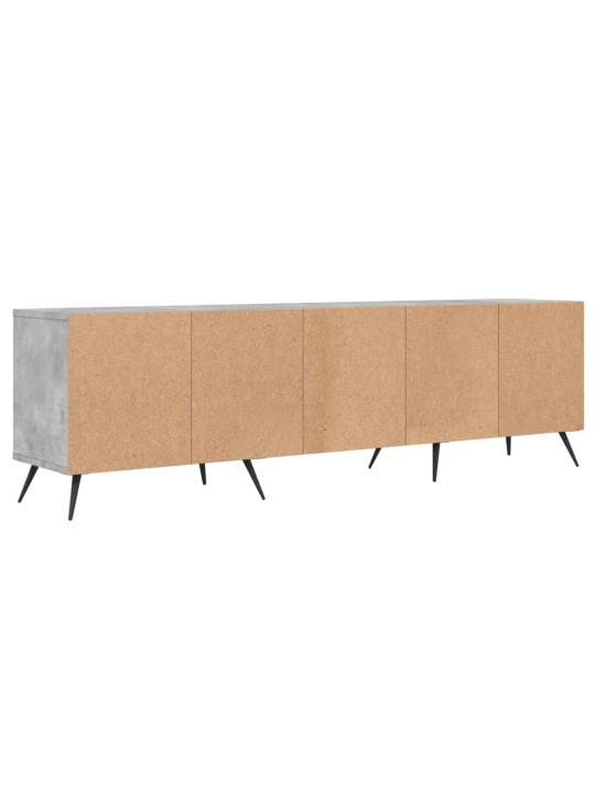 Televizoriaus spintelė, betono pilka, 150x30x44,5cm, mediena