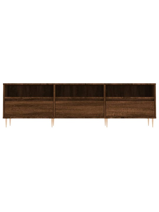 Televizoriaus spintelė, ruda ąžuolo, 150x30x44,5cm, mediena