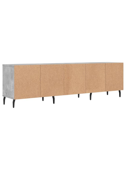 Televizoriaus spintelė, betono pilka, 150x30x44,5cm, mediena