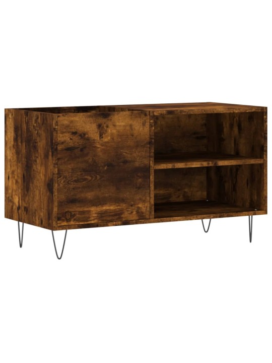 Vinilinių plokštelių spintelė, dūminė, 85x38x48cm, mediena