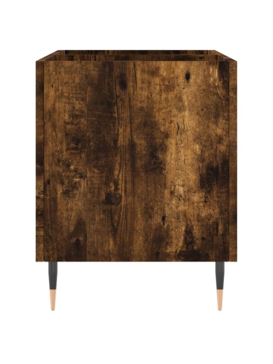 Vinilinių plokštelių spintelė, dūminė, 74,5x38x48cm, mediena