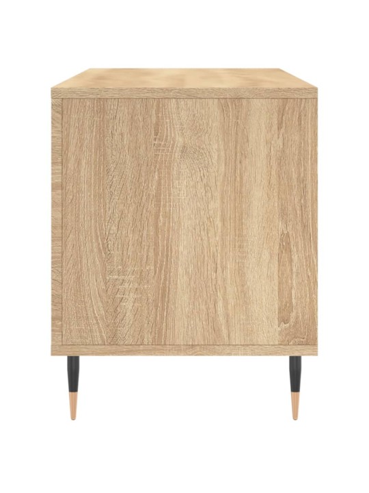 Vinilinių plokštelių spintelė, ąžuolo, 100x38x48cm, mediena