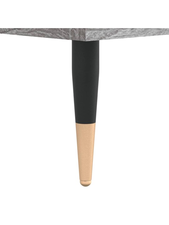 Vinilinių plokštelių spintelė, pilka, 100x38x48cm, mediena