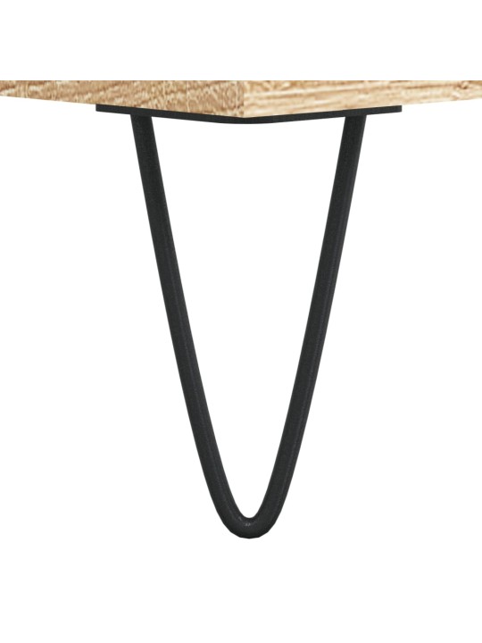 Vinilinių plokštelių spintelė, ąžuolo, 100x38x48cm, mediena