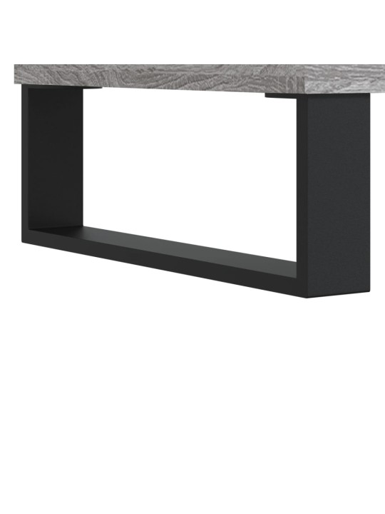 Vinilinių plokštelių spintelė, pilka, 100x38x48cm, mediena