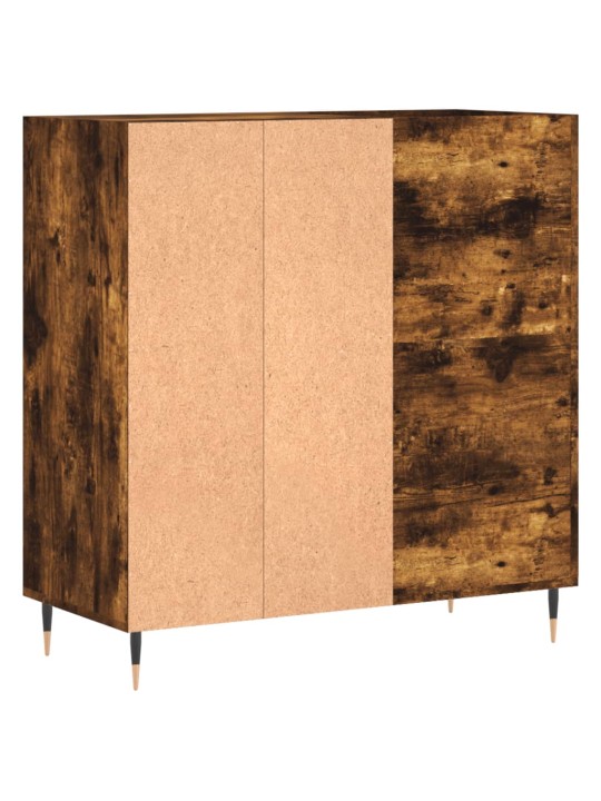 Vinilinių plokštelių spintelė, dūminė, 84,5x38x89cm, mediena