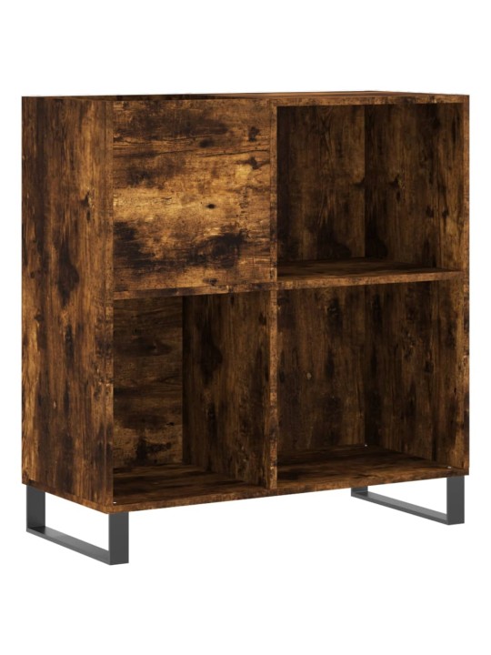 Vinilinių plokštelių spintelė, dūminė, 84,5x38x89cm, mediena