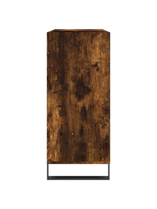 Vinilinių plokštelių spintelė, dūminė, 84,5x38x89cm, mediena