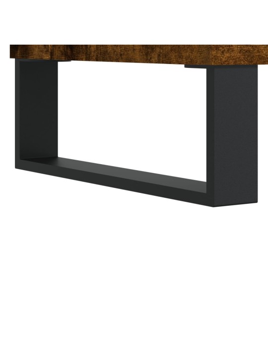 Vinilinių plokštelių spintelė, dūminė, 84,5x38x89cm, mediena