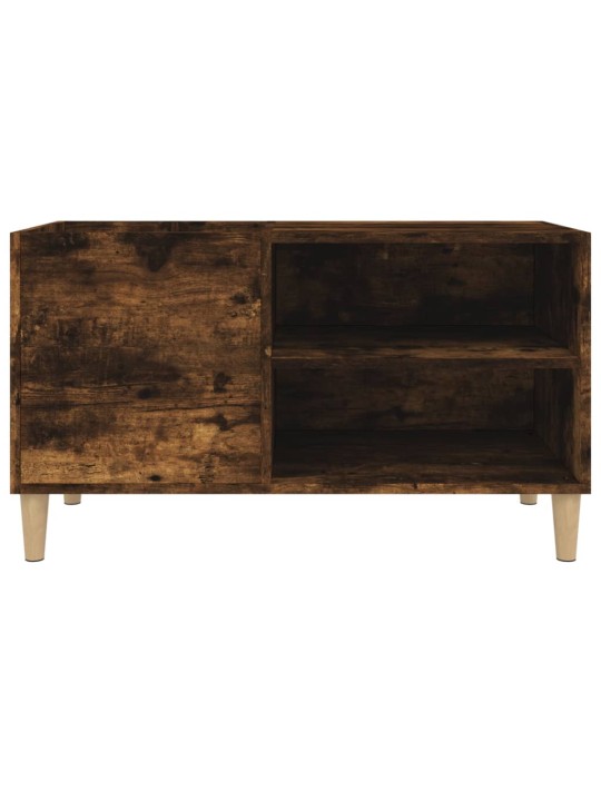 Vinilinių plokštelių spintelė, dūminė, 84,5x38x48cm, mediena