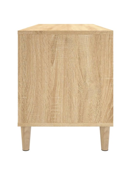 Vinilinių plokštelių spintelė, ąžuolo, 100x38x48cm, mediena