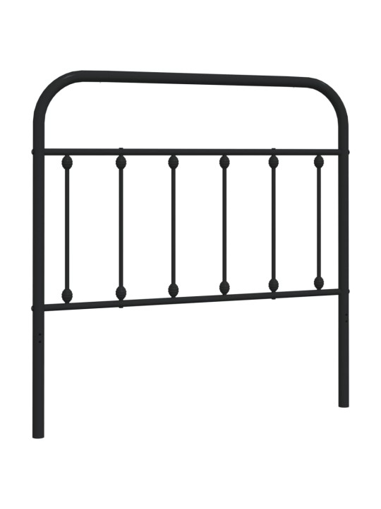 Metalinis galvūgalis, juodos spalvos, 100cm