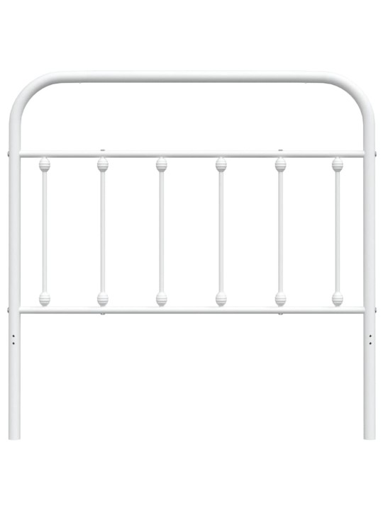 Metalinis galvūgalis, baltos spalvos, 100cm