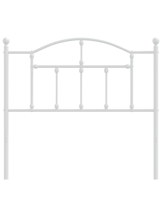 Metalinis galvūgalis, baltos spalvos, 100cm
