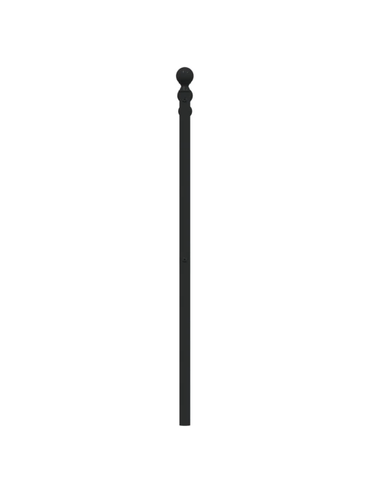 Metalinis galvūgalis, juodos spalvos, 180cm