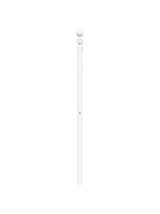 Metalinis galvūgalis, baltos spalvos, 100cm