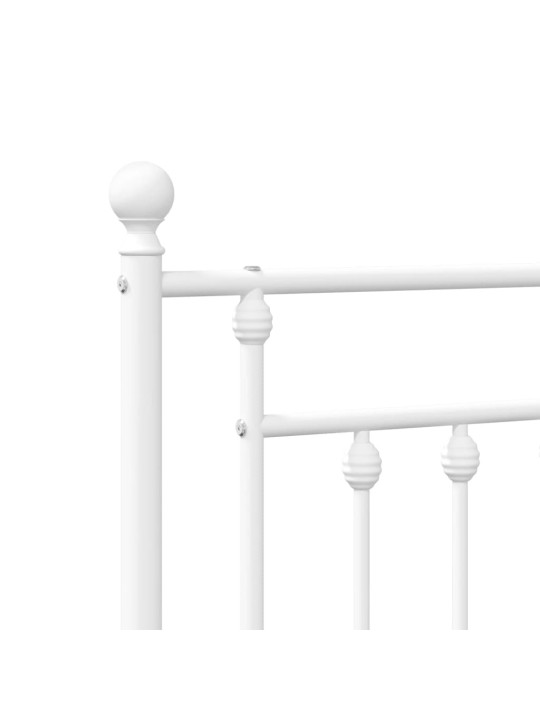 Metalinis galvūgalis, baltos spalvos, 100cm