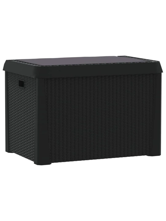 Sodo daiktadėžė su sėdynės pagalvėle, antracito, 125l, PP
