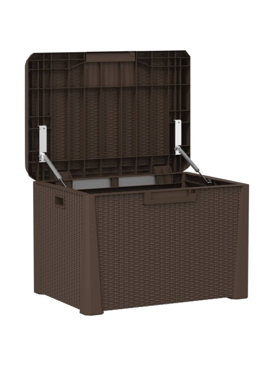 Sodo daiktadėžė su sėdynės pagalvėle, rudos spalvos, 125l, PP