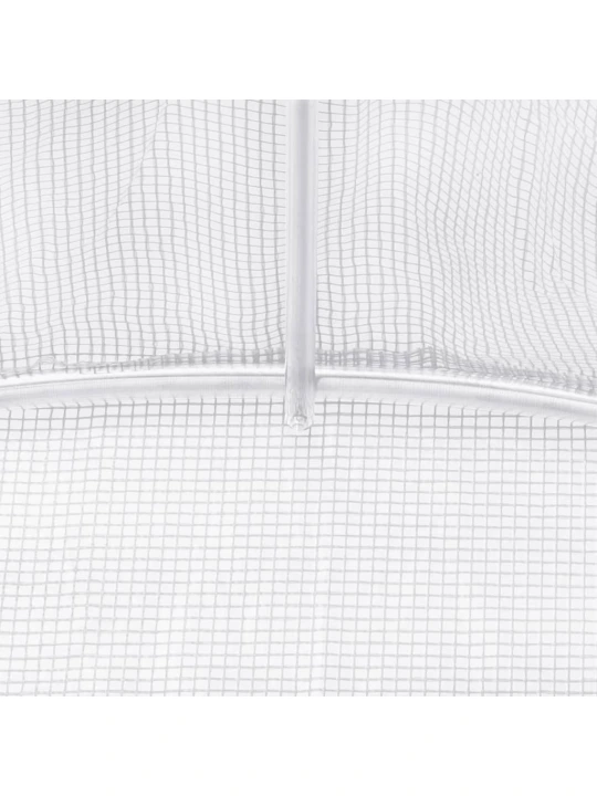 Šiltnamis su plieno rėmu, baltos spalvos, 20x3x2m, 60m²