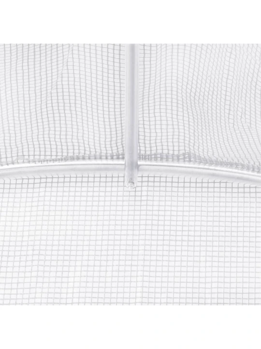 Šiltnamis su plieno rėmu, baltos spalvos, 22x4x2m, 88m²