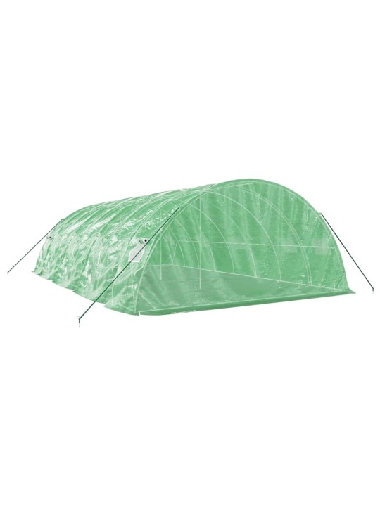 Šiltnamis su plieno rėmu, žalios spalvos, 8x5x2,3m, 40m²