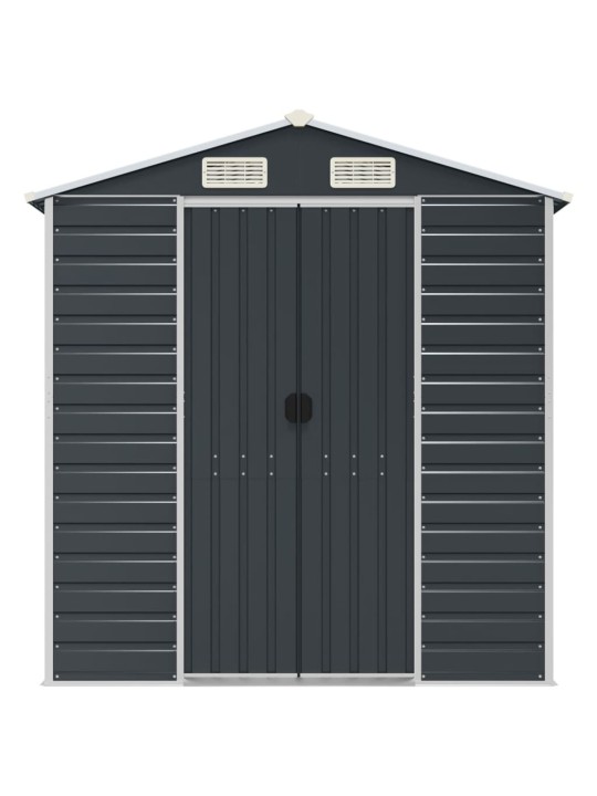 Sodo pašiūrė, antracito, 191x470x198cm, galvanizuotas plienas