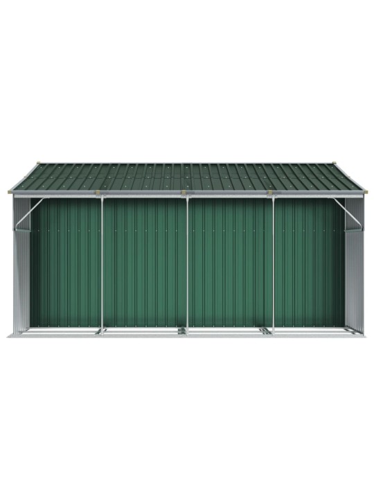 Sodo pašiūrė, žalia, 277x365,5x179cm, galvanizuotas plienas