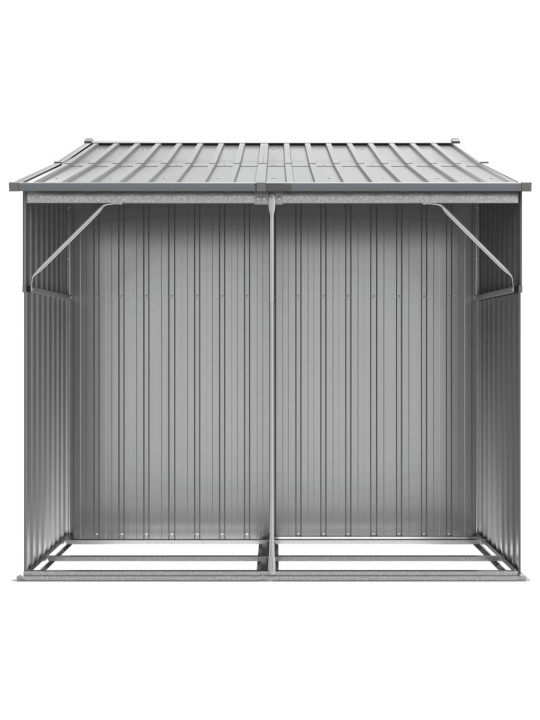 Sodo pašiūrė, pilka, 277x192,5x179cm, galvanizuotas plienas