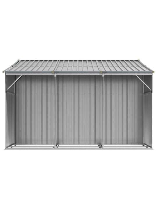 Sodo pašiūrė, pilka, 277x279x179cm, galvanizuotas plienas