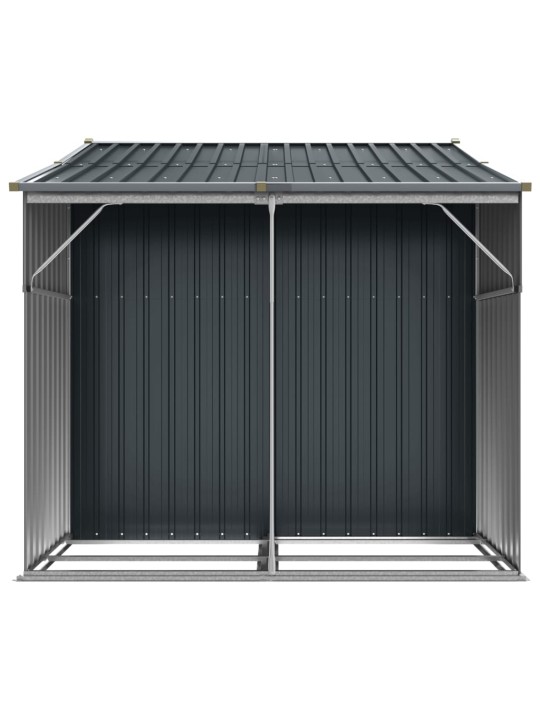 Sodo pašiūrė, antracito, 277x192,5x179cm, galvanizuotas plienas