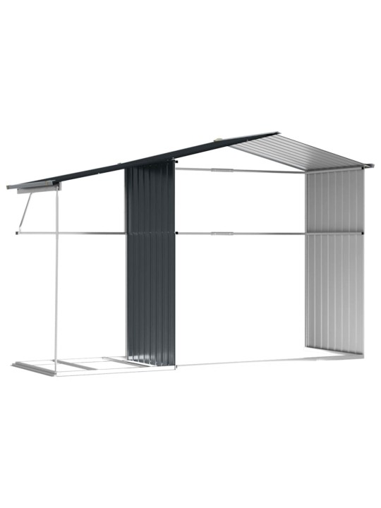 Sodo pašiūrė, antracito, 277x192,5x179cm, galvanizuotas plienas