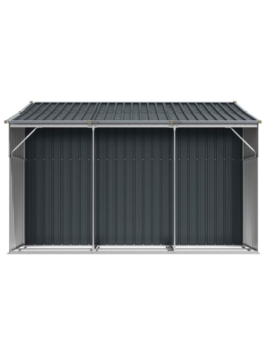 Sodo pašiūrė, antracito, 277x279x179cm, galvanizuotas plienas