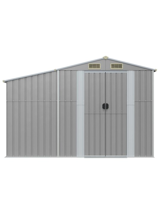 Sodo pašiūrė, pilka, 277x93x179cm, galvanizuotas plienas