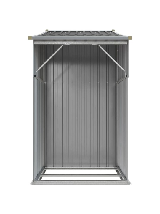 Sodo pašiūrė, pilka, 277x93x179cm, galvanizuotas plienas